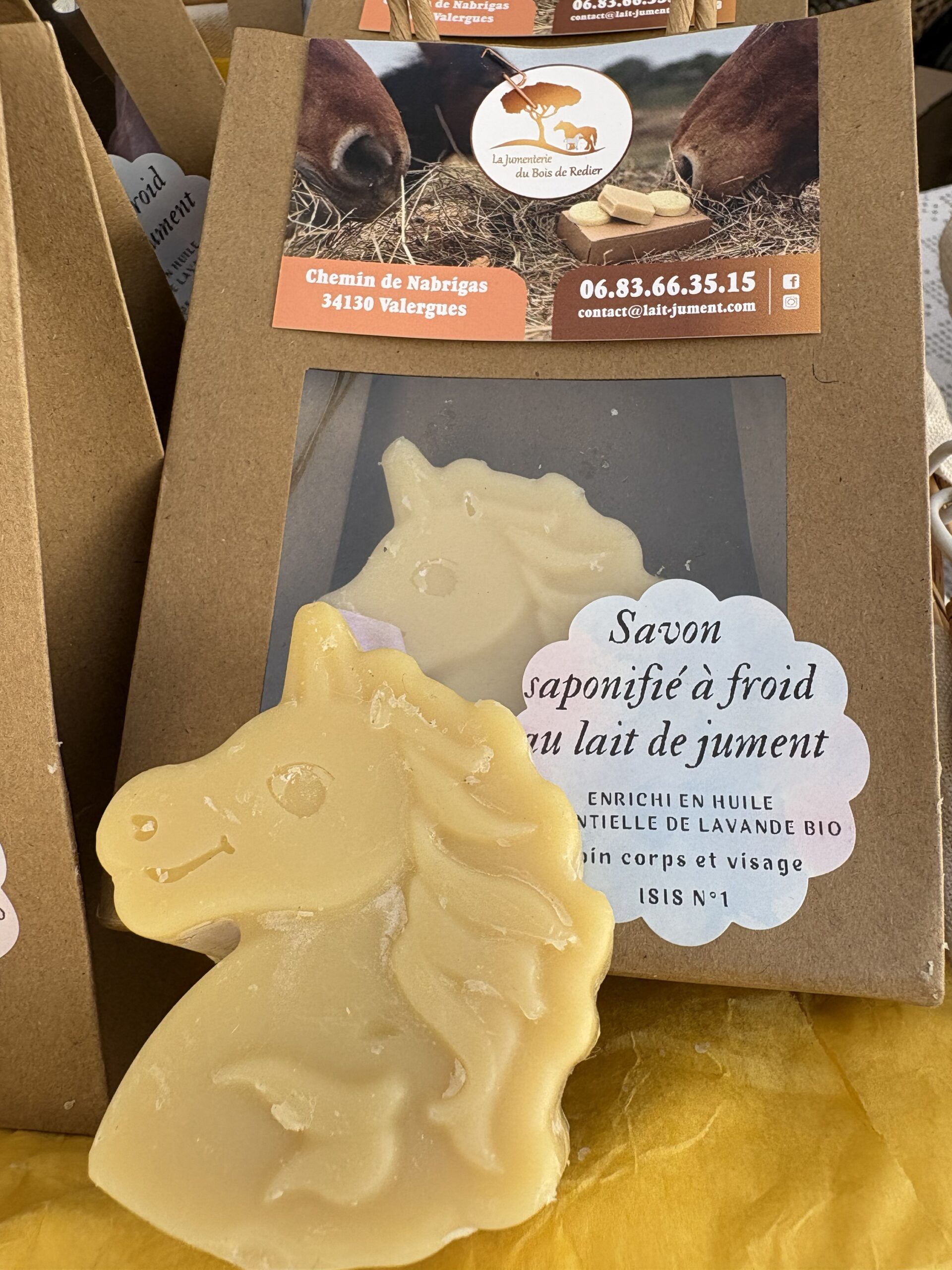 Savon au lait de jument Isis (cheval)