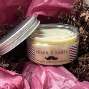 Savon à barbe au lait de jument et lavande fine
